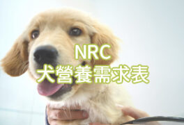 NRC 犬營養需求表